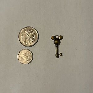 Gold Tone Vintage Mickey Mouse Key/Pendant